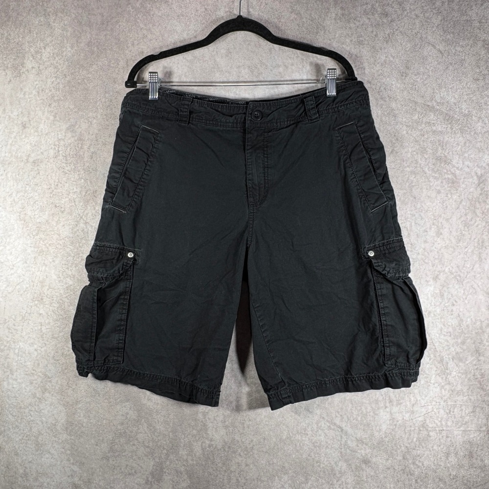 BMW Cargo Shorts Mens XL Black Motorrad Cotton Casual Outdoor Utility Gorpcore‎